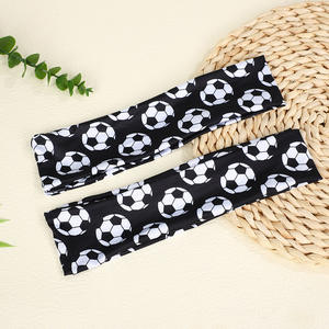 ربطة رأس رياضية مرنة ماصة للعرق وقابلة للتنفس بطباعة كرة القدم للرجال والنساء من مصنع PARTYMENT مباشرة - Product Image 2