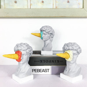 Scandinavian sáng tạo phòng khách trang trí tác phẩm điêu khắc thần thoại Hy Lạp David thạch cao bức tượng Trừu Tượng nghệ thuật Phác thảo trang trí quà tặng - Product Image 1