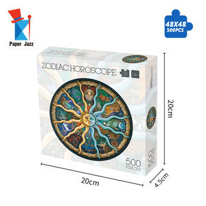 500 pièces <span class=keywords><strong>de</strong></span> puzzle en carton <span class=keywords><strong>de</strong></span> haute qualité, jeu <span class=keywords><strong>de</strong></span> puzzle du zodiaque, <span class=keywords><strong>horoscope</strong></span>, puzzle - Product Image 5