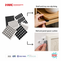 Coussinets de protection en caoutchouc de silicone découpés sur mesure avec adhésif, pour meubles, verre et équipements, fabriqués par HWK Factory