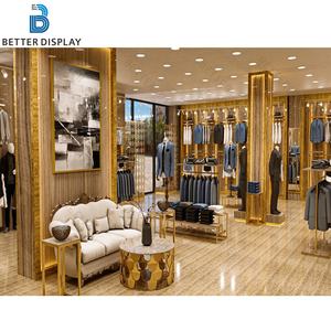 Decoración <span class=keywords><strong>de</strong></span> tienda <span class=keywords><strong>de</strong></span> ropa para hombres, exhibición <span class=keywords><strong>de</strong></span> mesas anidadas para ropa, diseño <span class=keywords><strong>de</strong></span> mostrador <span class=keywords><strong>de</strong></span> tienda <span class=keywords><strong>de</strong></span> sastrería - Product Image 5