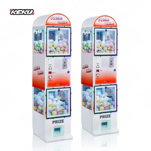 Hot Sales Shopping Mall 1 player Coin Operated Gift Game Machine Capsule Toy Mini Cotton Candy Vending Machine