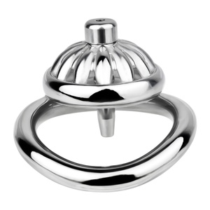 Dispositivo de Castidad con Forma de Flor FRRK, Jaula para Pene con Catéter, Jaula de Castidad con Correa, Candado para Pene, Jaula para Pene, Juguetes Sexuales para Hombres - Product Image 5