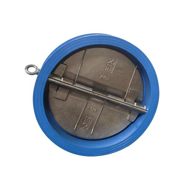 OEM Ductile Iron GGG50 GGG40 Cast Iron Double Disc Wafer Dual Plate Butterfly Check Valve thumbnail-1