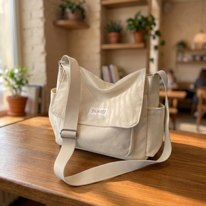 Sac fourre-tout en toile de coton personnalisé pour les courses, les supermarchés, les marques de détail et l'usage quotidien - Product Image 3