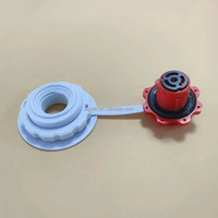 Soupape de sécurité en TPU, embout de serrage à fond plat, sangle de traction, soupape de décharge de pression, soupape d'air, tente gonflable d'extérieur, matelas gonflable, buse d'air
