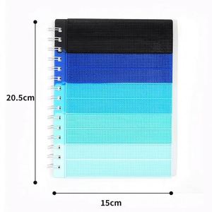 Cuaderno de composición a color A5, tapa dura, encuadernación en espiral, 80 hojas, sensación cómoda al tacto, diario de descompresión, material de oficina para aprendizaje - Product Image 5