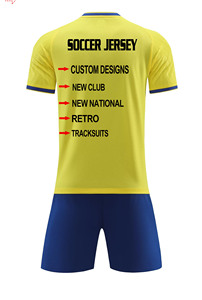 Nhà Máy Bán Nhỏ Moq Tùy Chỉnh Bóng Đá Jersey Trống Thể Thao T Áo Sơ Mi Nhanh Khô Giá Rẻ Phổ Biến Câu Lạc Bộ Bóng Đá Jersey Bóng Đá Mặc Kit - Product Image 6