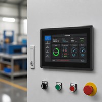 Écran tactile industriel fiable GL070 GL070E de 7 pouces 800x480 TFT LCD haute performance avec port Ethernet