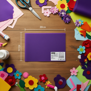 Papel de Filtro Ilan 40x60 cm, 2 mm de Grosor, Tela No Tejida Morada para Manualidades - Product Image 3