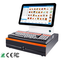 Restoranlar ve Salonlar için Bluetooth/Wi-Fi 6 Çoklu İşletim Sistemi Desteği ile Özelleştirilmiş 15.6 İnç Dokunmatik Ekranlı POS Sistemi