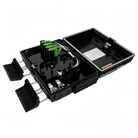 Caja Terminal FTTH NAP de 16 Núcleos, 2 Entradas y 16/24 Salidas, Caja de Distribución de Fibra Óptica para Exteriores, Caja Divisora de Fibra Óptica ODP