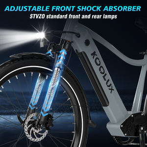 Bicicleta Eléctrica KOOLUX X3 48V 500W 15Ah 26*1.95 Pulgadas, Velocidad Máxima 25km/h, Stock en Almacén de la UE y Reino Unido, Logotipos Personalizados, Bicicleta Eléctrica para Ciudad, Carretera y Montaña - Product Image 6