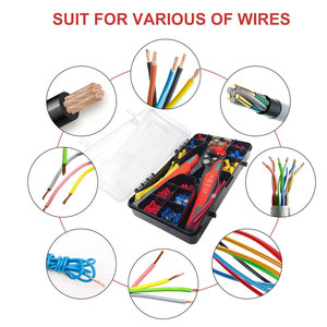 Pince coupante automatique auto-ajustable pour câbles, outil manuel de dénudage et de sertissage de fils, kits de dénudeurs de fils OEM, garantie 3 ans - Product Image 2