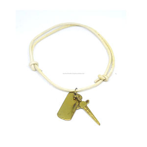 New Charms Cord Bracelet Jewelry Stainless Steel Bracelet - Product Image 2