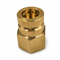 Acoplamiento de Desconexión Rápida de Titanio Gr5 Ti-6Al-4V, Mecanizado por CNC, Alta Resistencia, Personalizado OEM, para Sistemas Hidráulicos y Neumáticos
