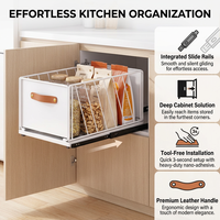 Organisateur d'évier multifonctionnel en acier au carbone, moderne, simple à assembler, amovible, pour comptoir de cuisine et utilisation domestique