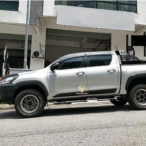 Revestimiento Lateral de Puerta de Coche Negro Mate ABS para <span class=keywords><strong>Hilux</strong></span> Revo 2015 2016 2017 <span class=keywords><strong>Hilux</strong></span> Rocco 2018 2019 4x4 Accesorios Exteriores para Automóviles - Product Image 5