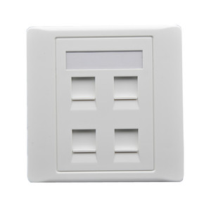 Autre panneau téléphonique réseau, prise manuelle en plastique à un seul port pour usage intérieur - Product Image 3