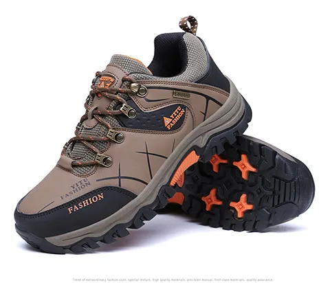 Men big size 39-47 low top hiking shoes outdoor shoes hot style men shoes