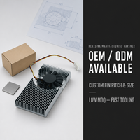 Refroidisseur d'air avec dissipateur thermique et ventilateur PWM, refroidissement par convection forcée active pour CPU, GPU, module d'alimentation, PCB industriel, OEM, ODM