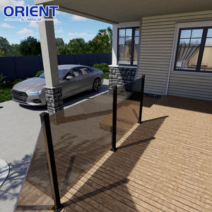 Barandilla de Vidrio de Aleación de Aluminio y Acero Inoxidable VISU de Alusions con Diseño Moderno para Uso en Exteriores de Villas y Hoteles - Product Image 4