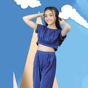 Ropa Casual al por Mayor, Personalizada, para Niños, Top de Fibra de Poliéster Personalizado, Top y Pantalones a Precio Económico - Product Image 3