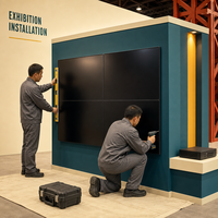 Panel LCD IPS 46 Inci Bezel 3.5mm Layar Sambung Matriks 2x2 3x3 Kecerahan 700cd/m untuk Suasana Bar Olahraga, Klub Malam, dan KTV