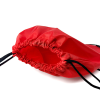 Sac à dos de sport en polyester léger et portable avec logo personnalisé, sac à cordon pour la salle de sport