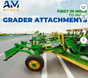 Niveleuse entièrement hydraulique pour tracteurs de 55 à 90 CV, inclinaison de 20°, rotation de 60°, longueur de lame de 3050 mm, hauteur de 432 mm - Product Image 2