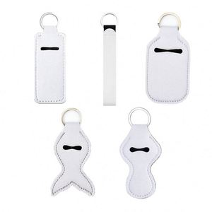 Chapstick Blank Bulk Neoprene Sleeve Key Ring for Sublimation Keychain Holder Set Promotion <b>Gift</b> - Product Image 1