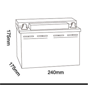 Faible auto-décharge et consommation d'eau 55046Mf Din véhicules européens/voiture <span class=keywords><strong>440</strong></span> Cca 40 Ah 12 volts batterie automatique pour taxis - Product Image 2