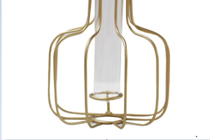 Jarrones de metal con acabado antiguo para mesa de boda y decoración del hogar Centros de mesa y suministros de boda elegantes - Product Image 3