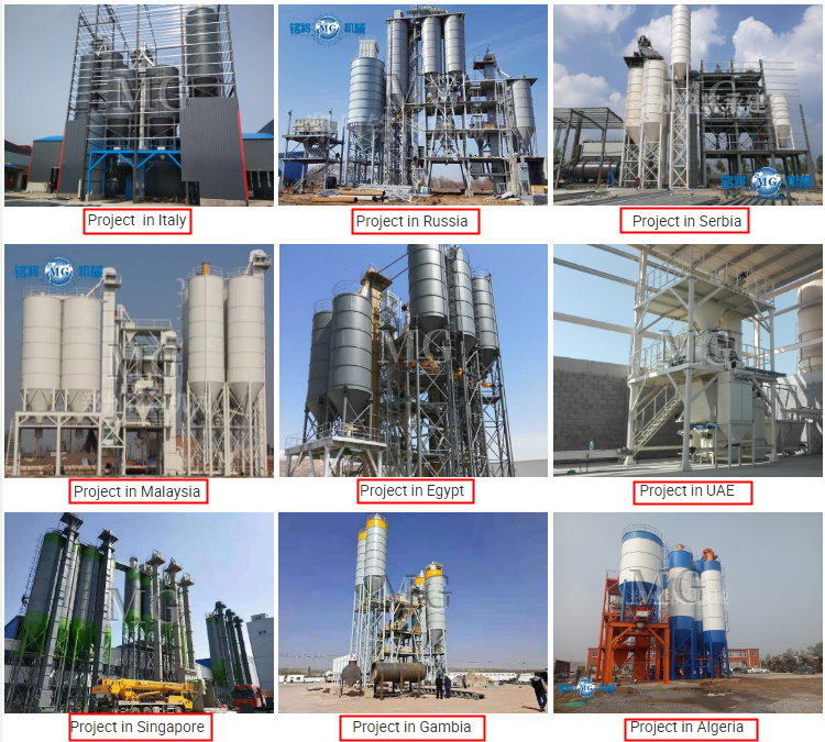 Da maquinaria seca totalmente automático do material de construção do almofariz mixer10-30T/H do pó do preço de fábrica máquinas secas do almofariz