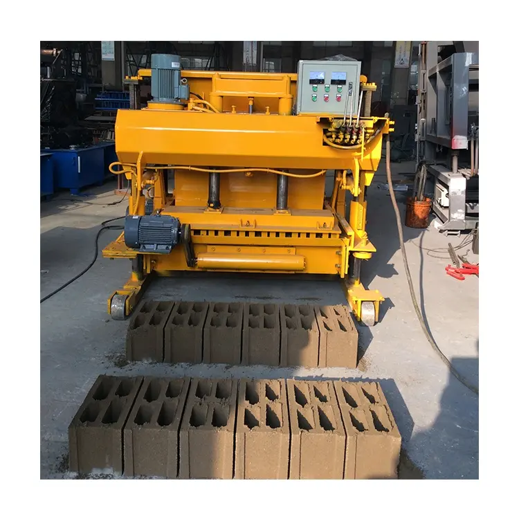 SHIYUE QMY6-25 Mobile Automatic Concrete Block Making Machine With Good Price Hollow Block Machine Egg Layer