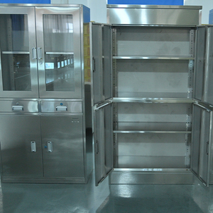 خزانة معدات مختبر العلوم الطبية من الفولاذ المقاوم للصدأ، خزانة تخزين للمختبرات بالنمط الأمريكي/الأوروبي للمدارس والمستشفيات - Product Image 2