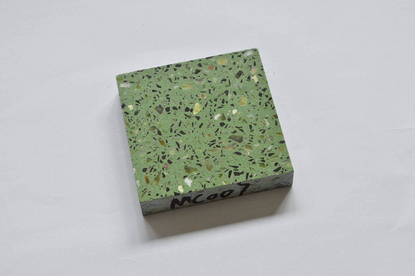 Polished Green Terrazzo Floor Tiles - Full Body Porcelain, image size:1444x960