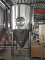 Réservoir sous pression de 1000 L avec contrôle PLC pour la production de bière, la fabrication de cidre et la ligne de production de cidre de pomme