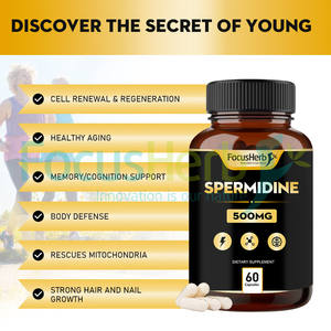 FocusHerb Suplementos de espermidina Extracto de germen de trigo 1% Cápsulas de espermidina - Product Image 5