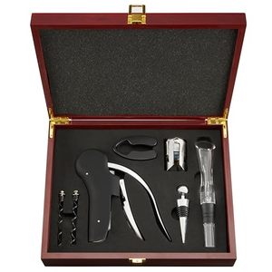 Kit d'outils à vin professionnel OEM, ouvre-bouteille de qualité supérieure, tire-bouchon et aérateur à vin, ensemble cadeau 4 en 1 - Product Image 4
