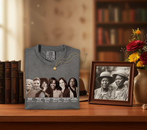 T-Shirt da Donna Comfort Colors, Girocollo, Manica Corta, 100% Cotone, Decorazione con Stelle Stampate, Motivo Empowerment, Casual per Tutte le Stagioni - Product Image 2