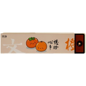 Bâtons d'encens portables Wenzhai, parfum d'orange, parfum longue durée, aromathérapie à domicile, ensemble de bâtons en bambou - Product Image 4