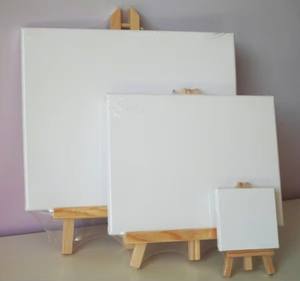 Cadre photo en toile de coton blanc tendue sur mesure avec impression UV - Product Image 4