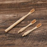 Têtes de brosse à dents en bambou, brosses à dents écologiques et végétaliennes pour des soins bucco-dentaires durables et sans déchets, sans BPA, poils doux