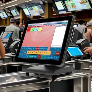 Factory Custom Cheaper PC Countertop Cashier Machine Touch POS System S610 Monoblock POS - Product Image 3