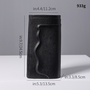 European Vintage Rustic Ceramic Vase With Hydroponic Function Wabi Sabi Style for Living Room Dried Flower Display Decoration - Product Image 5