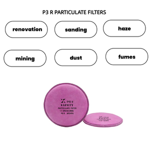 Respirateur à usage industriel avec <span class=keywords><strong>cartouche</strong></span> filtrante en coton à vapeur organique <span class=keywords><strong>P3</strong></span> R Filtres à particules Masque anti-poussière pour la protection contre les gaz - Product Image 4