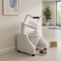 Lève-siège de toilette électrique discret, compatible avec la plupart des toilettes standard, pour les soins à domicile et les établissements de soins privés