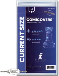 Mylar Silver Seal Vinyle épais et PP Comic Book Sacs de protection avec gousset Poignée thermoscellée pour l'artisanat et l'industrie des autocollants