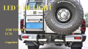 Topkwaliteit <span class=keywords><strong>LED</strong></span> achterlichten voor Toyota LC76 1985-heden. Gemodificeerde achterlichtunit, remlicht, knipperlicht, DRL, dagrijlicht. - Product Image 6